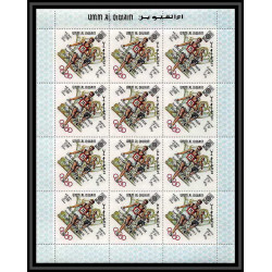 219c Umm al Qiwain MNH ** Mi N°285/293 A overprint black jeux olympiques olympic games MEXICO 68 feuilles sheets 