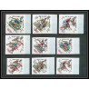 220a - Umm al Qiwain MNH ** Mi N°285/293 B Non dentelé imperf overprint jeux olympiques olympic games mexico
