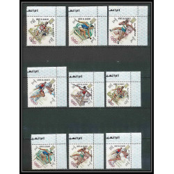 221a - Umm al Qiwain MNH ** Mi N°323/331 A overprint gold jeux olympiques olympic games MEXICO 68 basket javelin
