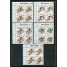 221b Umm al Qiwain MNH ** Mi N°323/331 A overprint gold jeux olympiques olympic games MEXICO 68 basket javelin bloc 4