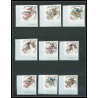 222a Umm al Qiwain MNH ** N°323 /331 B overprint gold Non dentelé imperf jeux olympiques olympic games MEXICO 68