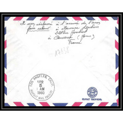 17838 PA poste aérienne First Flight Premier vol aviation france première liaison quadrireacteur paris los angeles 04/04