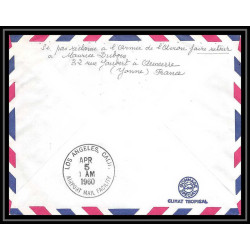 17840 PA poste aérienne First Flight Premier vol aviation france première liaison quadrireacteur paris los angeles 04/04