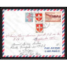 17855 PA poste aérienne First Flight Premier vol aviation france paris noumea escale saigon viet nam 10/09/1960 auxerre 