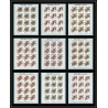 222c Umm al Qiwain MNH ** N°323/331 B gold non dentelé imperf jeux olympiques olympic games MEXICO 68 feuilles sheets