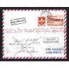 17856 PA poste aérienne First Flight Premier vol aviation france paris noumea escale saigon viet nam 10/09/1960 auxerre 