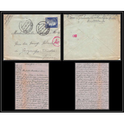 17999 LAC censure weissenfels Pouzauges vendee guerre 1944 guerre 39/45 ww2 feldpost allemagne reich germany france