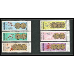 224 - YAR (nord Yemen) MNH ** Mi N°796/801 A jeux olympiques (summer olympic gold medals games) mexico 1968