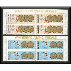 224b - YAR (nord Yemen) MNH ** Mi N°796/801 A jeux olympiques (summer olympic gold medals games) mexico 1968 bloc 4