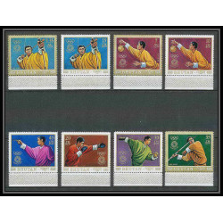 227 - bhutan (bouthan) Mi ** MNH N°514/521 A jeux olympiques olympic games munich 72