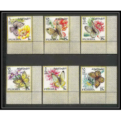 240 - Fujeira MNH ** Mi N°159/185 A papillons (butterflies papillon) COIN DE FEUILLE SUPERBE