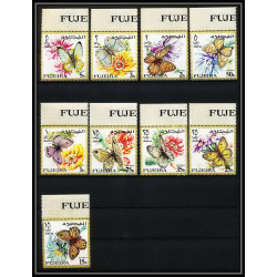 240c - Fujeira MNH ** Mi N°159/185 A papillons (butterflies papillon) bord de feuille complet