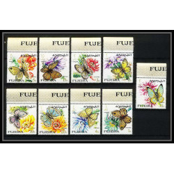 240c - Fujeira MNH ** Mi N°159/185 A papillons (butterflies papillon) bord de feuille complet
