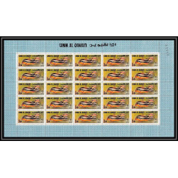 248c - Umm al Qiwain MNH ** Mi N°171/197 A rarissime poissons (Fish poisson fishes) feuilles sheets cote 566 euros