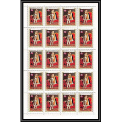 249c - Yemen kingdom MNH ** Mi N°1153/1157 A Napoléon feuilles sheets
