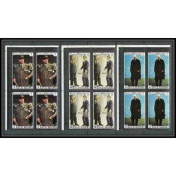 250e - Ras al khaima MNH ** Mi N°670/675 A bloc 4 De gaulle