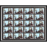 250f - Ras al khaima MNH ** Mi N°670/675 A bloc 4 De gaulle feuilles sheets