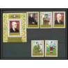 253a - Yemen kingdom MNH ** Mi N°1159/1163 A + bloc N°222 A De gaulle
