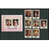 253b - Fujeira MNH ** Mi N°417/423 A + Bloc 16 A Napoléon 