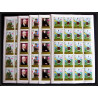253b - Yemen kingdom MNH ** Mi N°1159/1163 A De gaulle feuilles sheets
