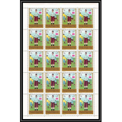 253b - Yemen kingdom MNH ** Mi N°1159/1163 A De gaulle feuilles sheets