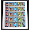 255H - Fujeira MNH ** Mi N°551/555 B Non dentelé imperf Gamal Abdel Nasser feuilles sheets