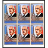 255r - Fujeira MNH ** Mi N°1158 B De gaulle non dentelé Imperf feuille sheet tour eiffel