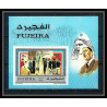 256c - Fujeira MNH ** Mi bloc N°44 B De gaulle Non dentelé imperf