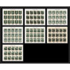 263c Fujeira MNH ** Mi N°424/430 N°424/430 B De gaulle roosevelt leclerc Non dentelé imperf feuilles sheets
