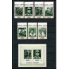 264 - Fujeira MNH ** Mi N°424/430 A + bloc 19 A De gaulle roosevelt leclerc churchill