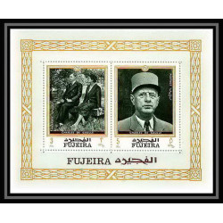 265 - Fujeira MNH ** Mi bloc N°19 A De gaulle 