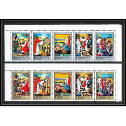 267a - sharjah MNH ** Mi N°759/768 A life of Jésus-Christ religion 