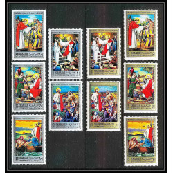 267c - sharjah MNH ** Mi N°759/768 A life of Jésus-Christ religion 