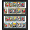 268b - sharjah MNH ** Mi N°759/768 B life of Jésus-Christ religion Non dentelé imperf bande + timbres