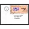 71541 porte timbre complet 18 gorfou manchot oiseaux birds collectionnez les plis des terres australes taaf lettre cover