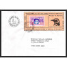 71541 porte timbre complet 18 gorfou manchot oiseaux birds collectionnez les plis des terres australes taaf lettre cover