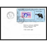 71542 porte timbre complet 18 gorfou manchot oiseaux birds collectionnez les plis des terres australes taaf lettre cover
