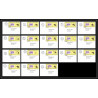 71544 porte timbre complet 18 gorfou manchot oiseaux birds collectionnez les plis des terres australes taaf lettre cover
