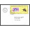 71544 porte timbre complet 18 gorfou manchot oiseaux birds collectionnez les plis des terres australes taaf lettre cover