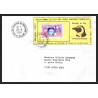 71544 porte timbre complet 18 gorfou manchot oiseaux birds collectionnez les plis des terres australes taaf lettre cover