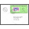 71545 porte timbre complet 18 gorfou manchot oiseaux birds collectionnez les plis des terres australes taaf lettre cover