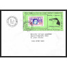 71545 porte timbre complet 18 gorfou manchot oiseaux birds collectionnez les plis des terres australes taaf lettre cover