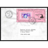 71546 porte timbre complet 18 gorfou manchot oiseaux birds collectionnez les plis des terres australes taaf lettre cover