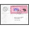 71546 porte timbre complet 18 gorfou manchot oiseaux birds collectionnez les plis des terres australes taaf lettre cover