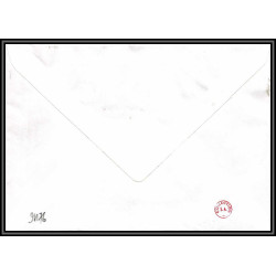 71547 porte timbre 1988 gorfou sclater oiseaux birds collectionnez les plis des terres australes taaf lettre cover