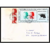 71548 porte timbre 1988 gorfou sclater oiseaux birds collectionnez les plis des terres australes taaf lettre cover