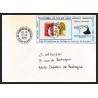 71555 porte timbre 1988 gorfou macaroni oiseaux birds collectionnez les plis des terres australes taaf lettre cover