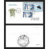 71556 porte timbre 1988 gorfou sauteur oiseaux birds collectionnez les plis des terres australes taaf lettre cover