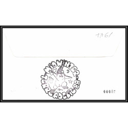 71556 porte timbre 1988 gorfou sauteur oiseaux birds collectionnez les plis des terres australes taaf lettre cover