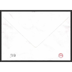 71560 porte timbre 1988 gorfou macaroni oiseaux birds collectionnez les plis des terres australes taaf lettre cover